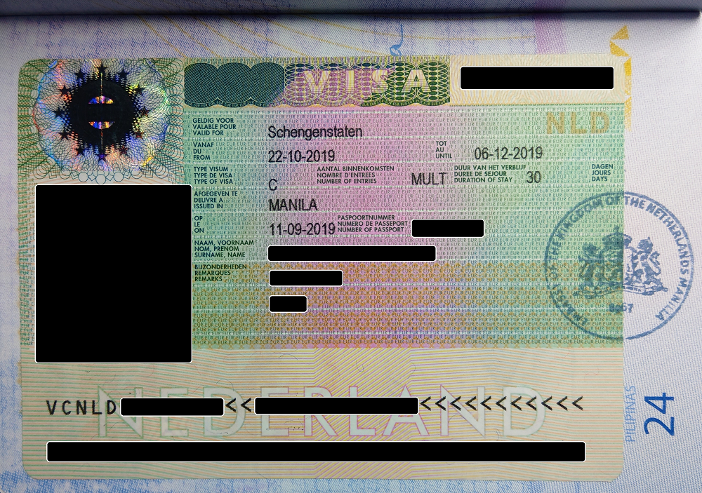netherlands tourist visa form